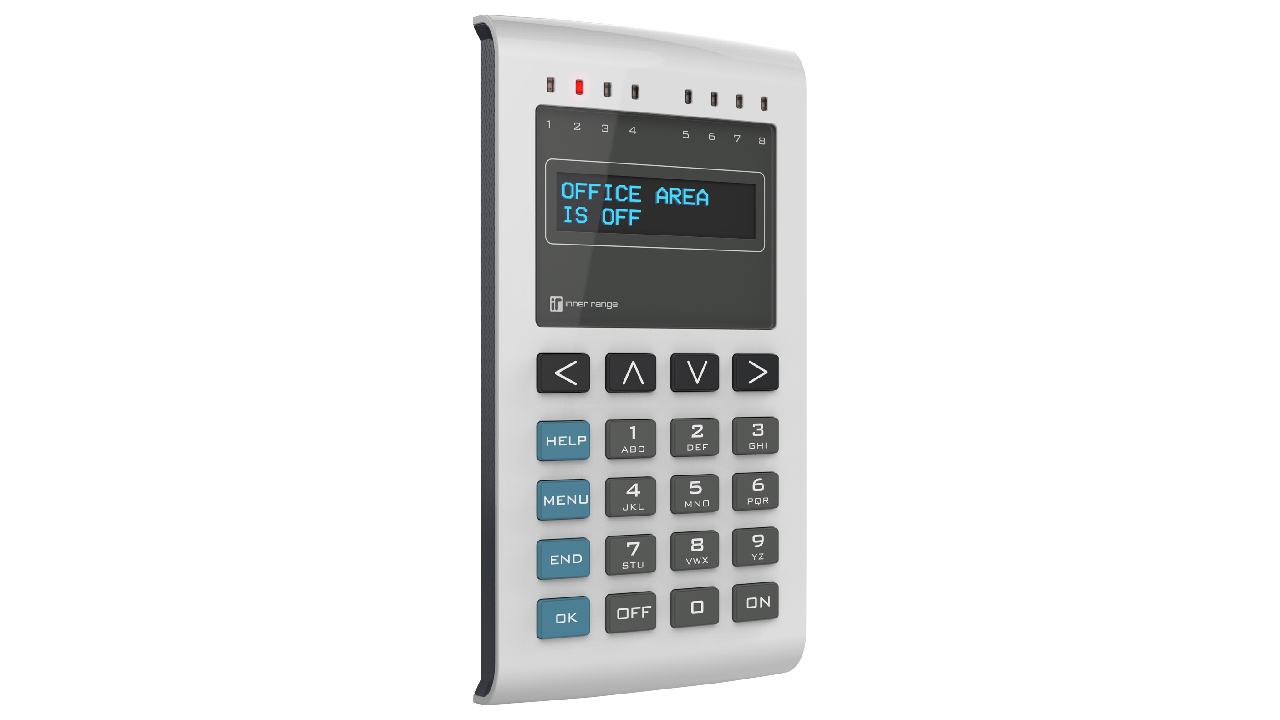 Inner Range EliteX OLED alarm keypad