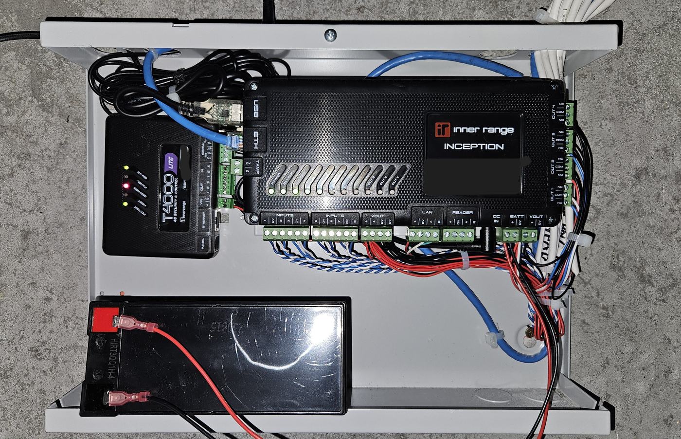 Inner Range Inception alarm panel installed and commissioned Inner Range Inception alarm panel installed and commissioned