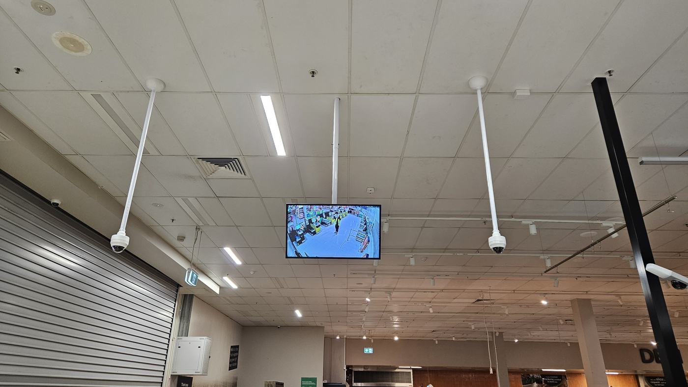 Warehouse ceiling CCTV camera installation in Melbourne Warehouse ceiling CCTV camera installation in Melbourne